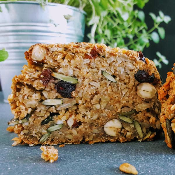 Müslibrot ohne Mehl und Hefe