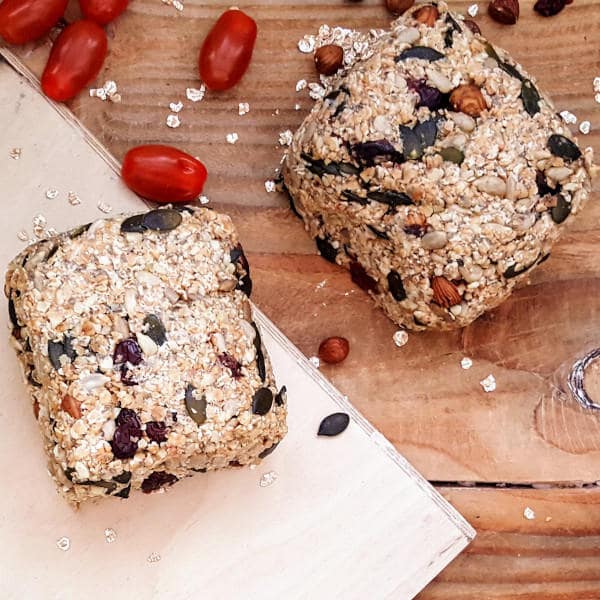 Teiglinge für Müslibrot ohne Mehl und Hefe